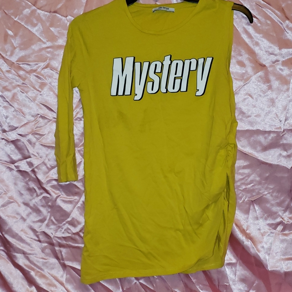 Zara one sleeve shirt